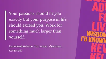 Aus dem Buch &lsquo;Excellent Advice for Living: Wisdom I Wish I&rsquo;d Known Earlier&rsquo;