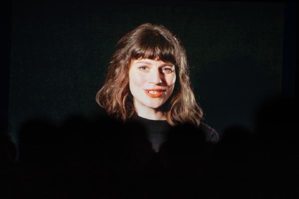 Auf der Leinwand mit dabei: Maren Jule Kling