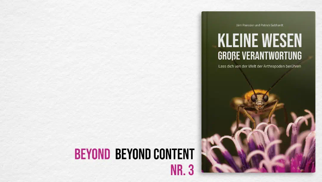 beyond beyond content — Unser erstes Buch