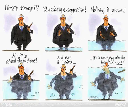 Karikatur zum Klimawandel