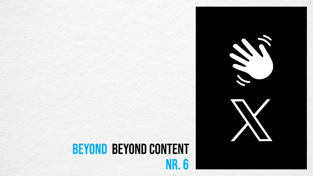 beyond beyond content — Wir machen den eXit!