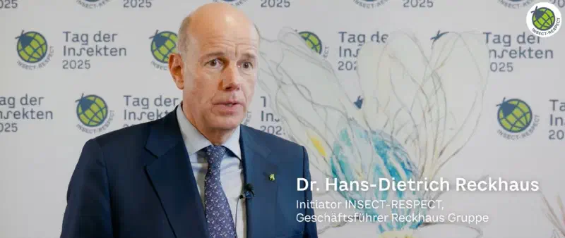 Dr. Hans-Dietrich Reckhaus auf dem Tag der Insekten 2025