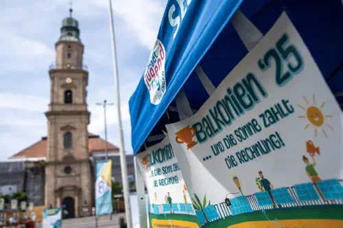 Balkonien &lsquo;25 auf dem Hugenottenplatz in Erlangen